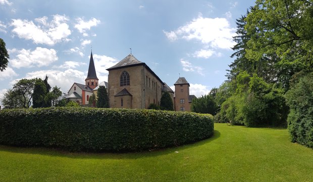 Labyrinth im Kloster Steinfeld